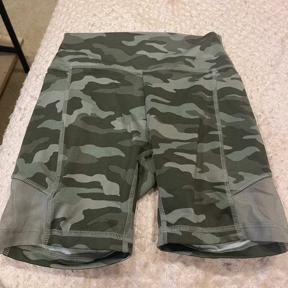 Pink workout shorts